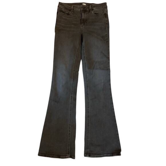Paige Denim - PAIGE Laurel Canyon High Rise Flare Jeans – Black Willow, Size 28